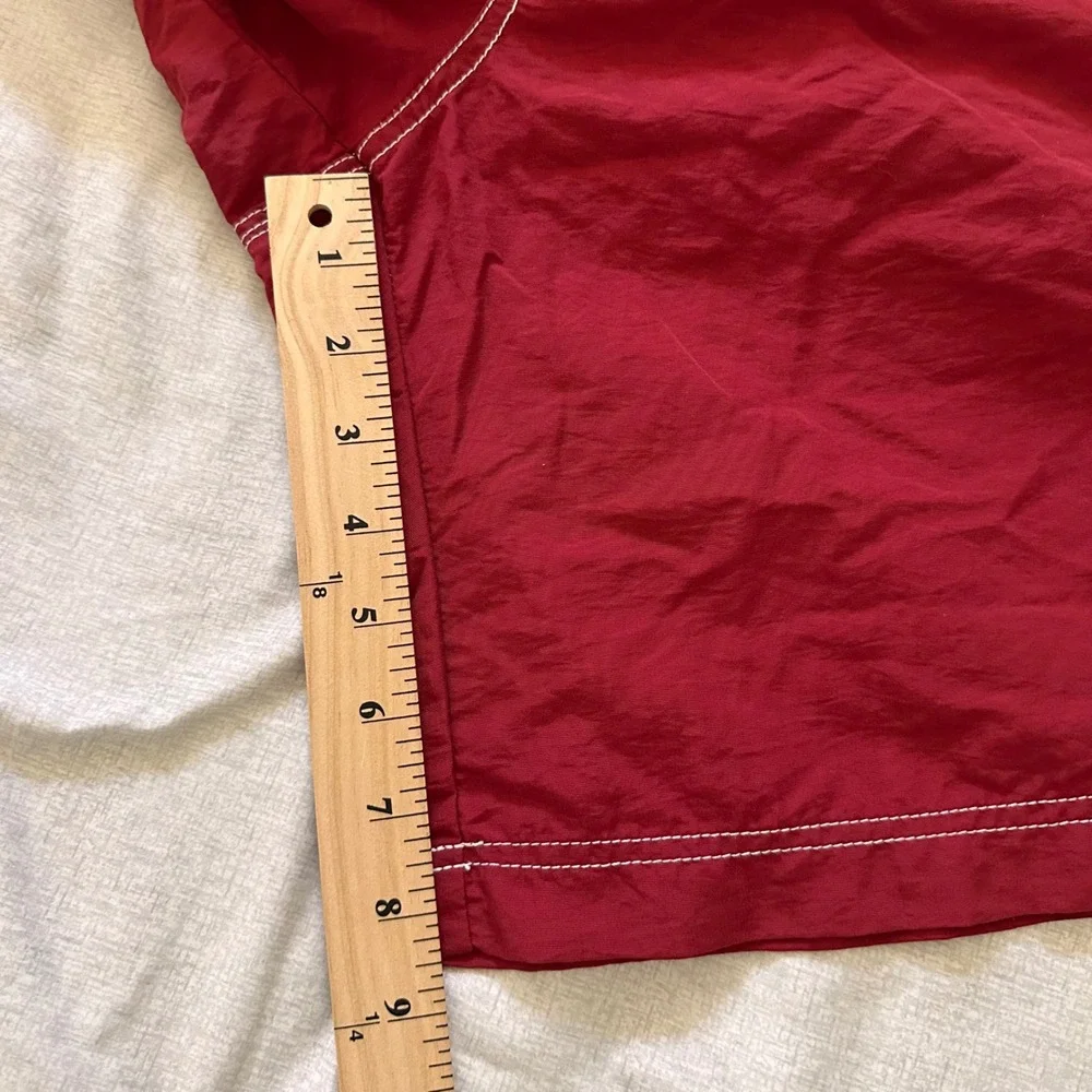 Mad Iguana Sportswear‎ youth XL Red Tribal Wave Board Shorts Cargo Swim Trunks